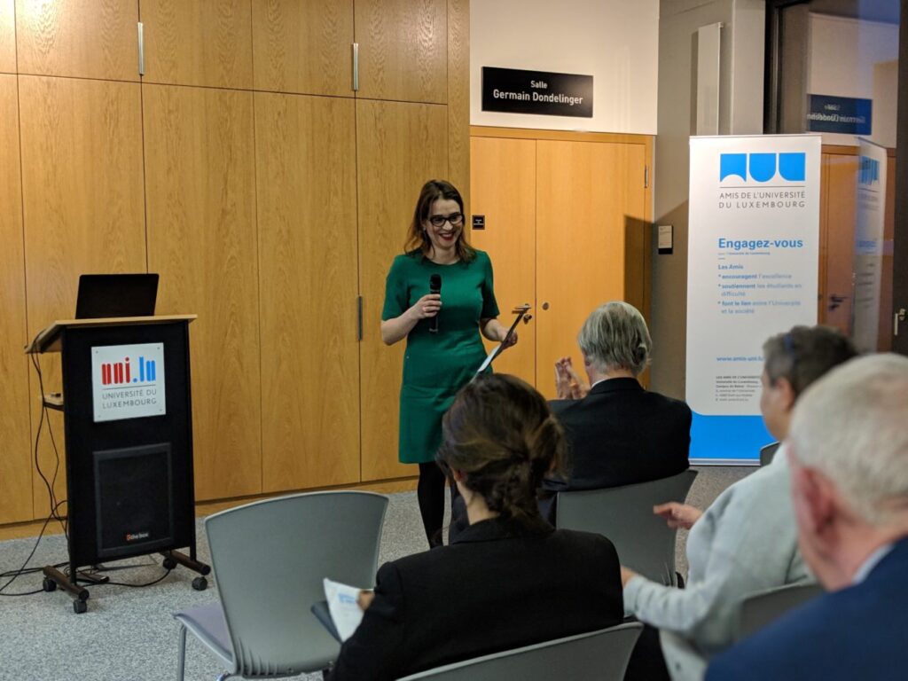 Remise officielle de la bourse Luis Portabella y Conte Lacoste – février 2019